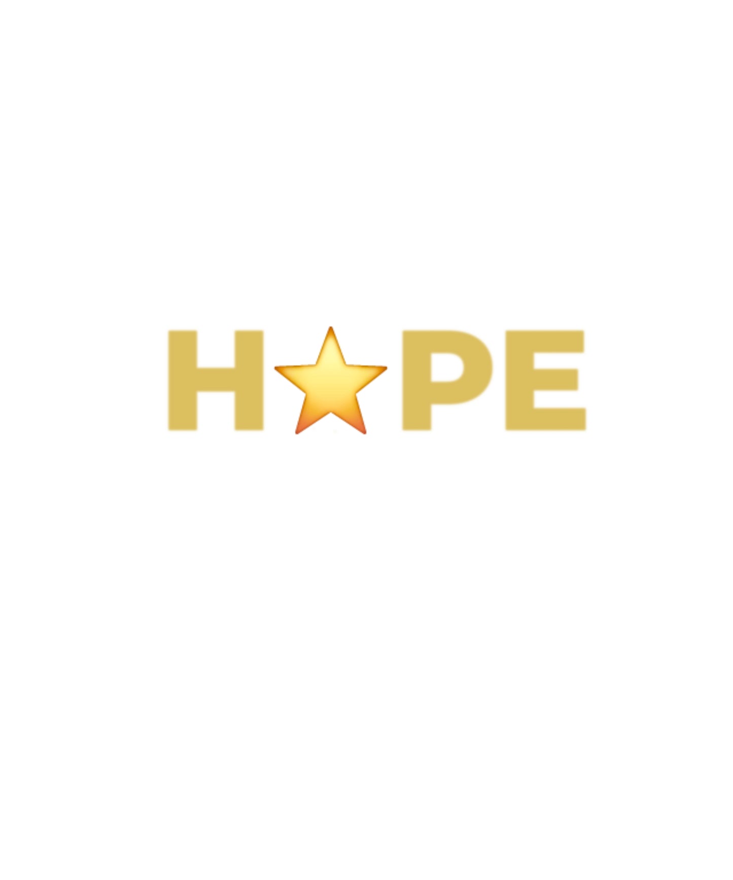 HOPE Star – Minimal Christian Faith Design