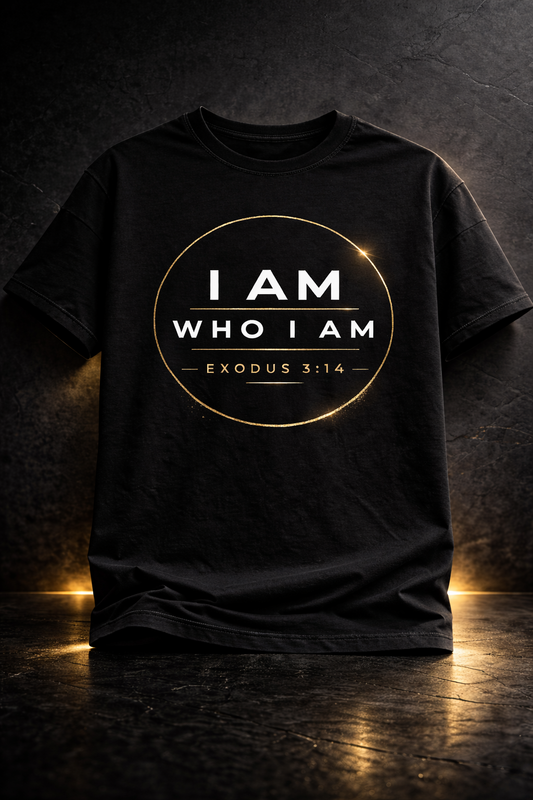 I Am Who I Am – Exodus 3:14 Christian Wall Art Digital Download (Minimalist Bible Verse Print)