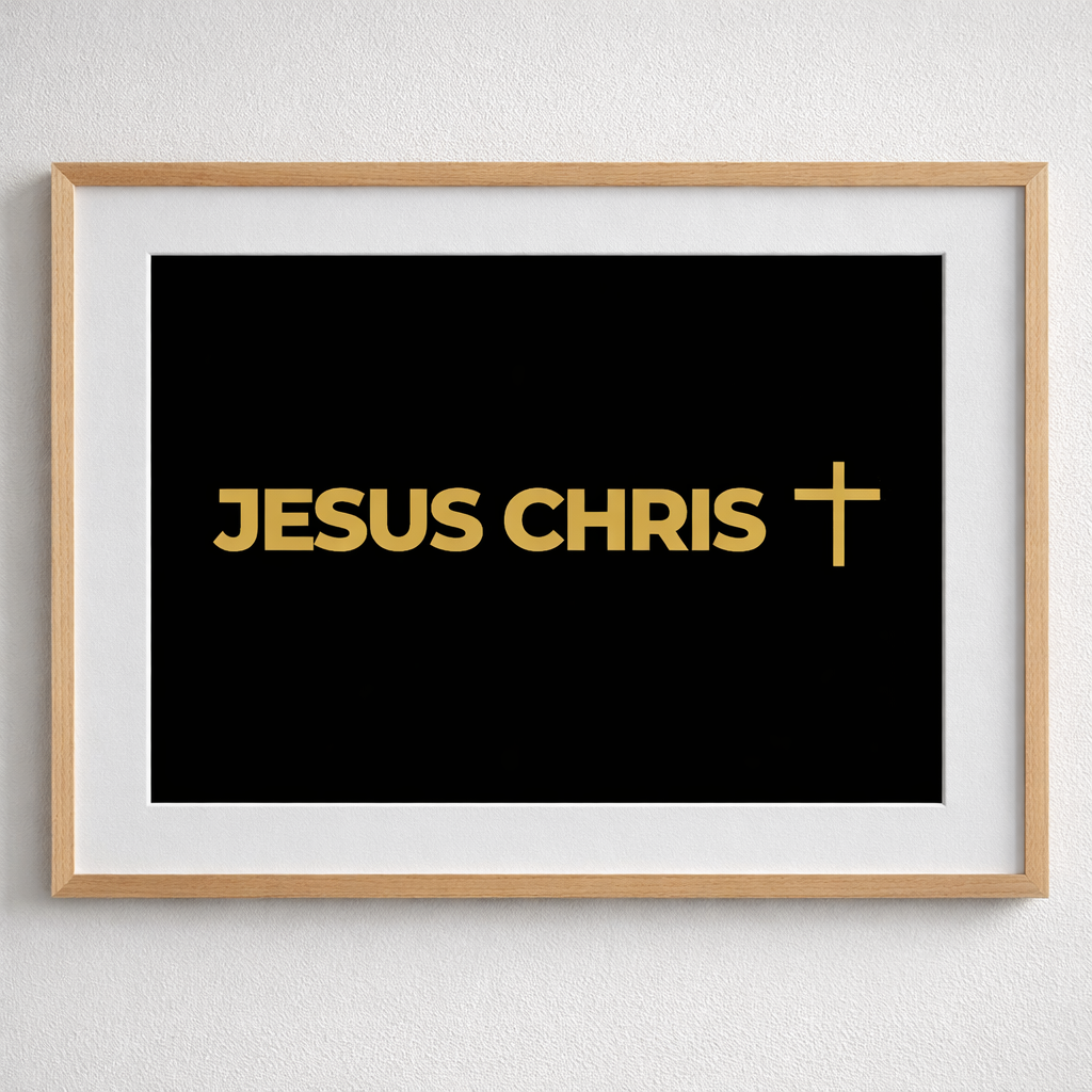 Jesus Christ Christian Design – Digital Download (PNG High Resolution)