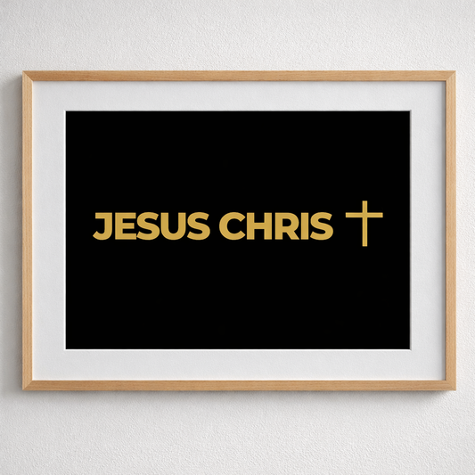 Jesus Christ Christian Design – Digital Download (PNG High Resolution)