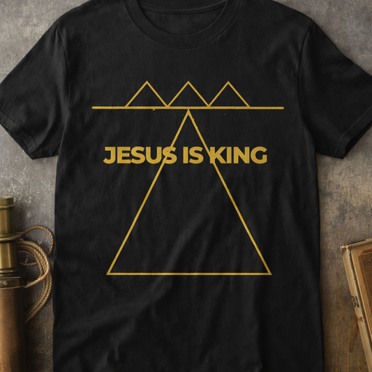 Jesus Is King – Minimalist Christian Art Print