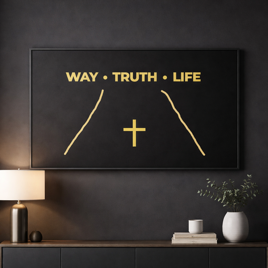 Way • Truth • Life – Christian Wall Art (Digital Download)